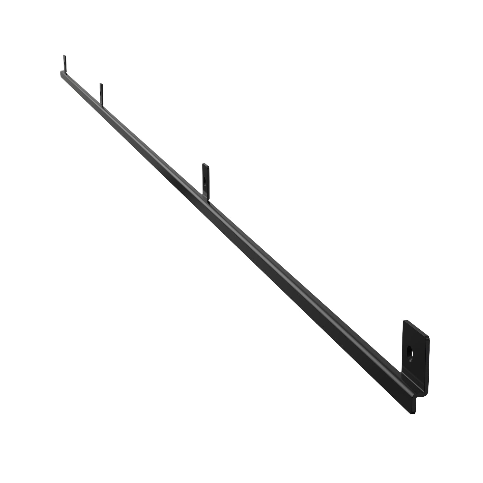 Metallic Glass Pressure Strip for 3 Sided Electric Fireplaces